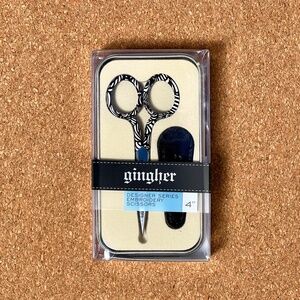 Gingher Designer “Ella” 4” Embroidery Scissors – Limited Edition, NIB
